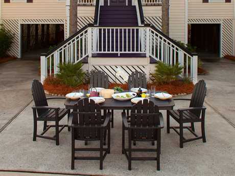 POLYWOOD® Classic Adirondack Recycled Plastic Dining Set
