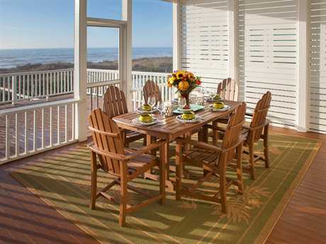 POLYWOOD® Classic Adirondack Recycled Plastic Dining Set