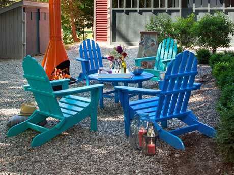 POLYWOOD® Classic Adirondack Recycled Plastic Lounge Set