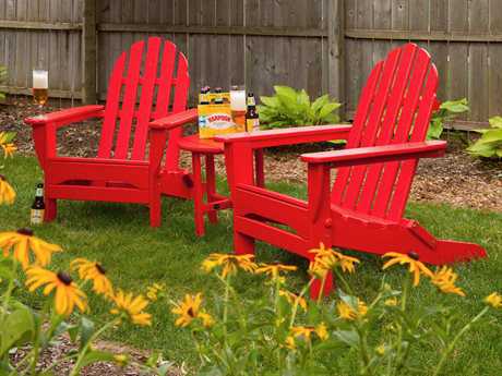 POLYWOOD® Classic Adirondack Recycled Plastic Lounge Set