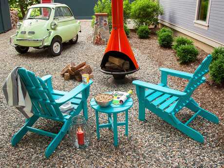 POLYWOOD® Classic Adirondack Recycled Plastic Lounge Set