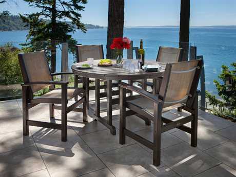 POLYWOOD® Coastal Sling Recycled Plastic Dining Set