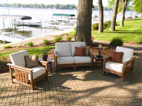 POLYWOOD® Mission Recycled Plastic Deep Seating Club Lounge Set