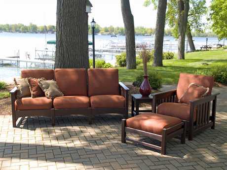 POLYWOOD® Mission Recycled Plastic Deep Seating Club Lounge Set