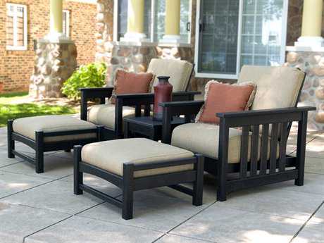 POLYWOOD® Mission Recycled Plastic Deep Seating Club Lounge Set