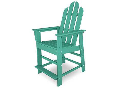 POLYWOOD® Long Island Recycled Plastic Counter Chair