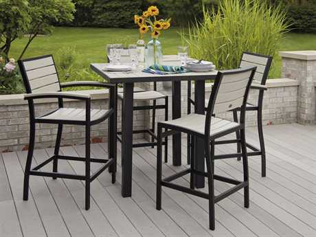 POLYWOOD® Euro Recycled Plastic Counter Height Set