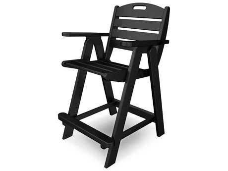 POLYWOOD® Nautical Recycled Plastic Counter Chair