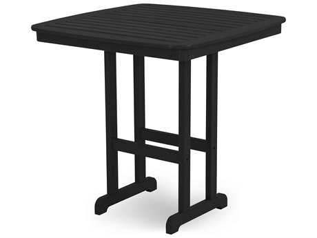 POLYWOOD® Nautical Recycled Plastic 44 Square Bar Table