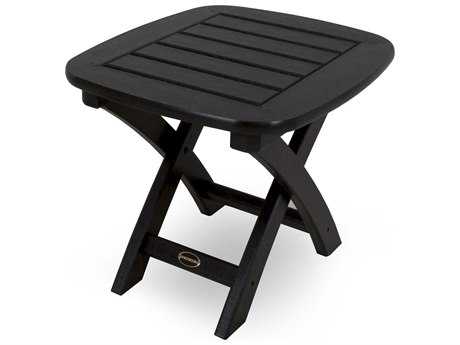 POLYWOOD® Nautical Recycled Plastic 21 x 18 Rectangular End Table