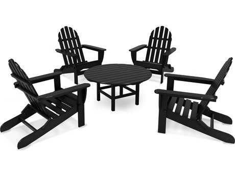 POLYWOOD® Classic Adirondack Recycled Plastic Lounge Set
