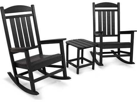 POLYWOOD® Presidential Recycled Plastic Rocker 3-Piece Set