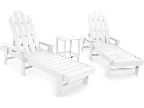 POLYWOOD® Long Island Recycled Plastic Chaise 3-Piece Set