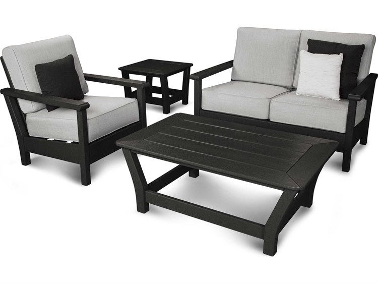 POLYWOOD® Harbour Recycled Plastic 4Piece Set PWS2482