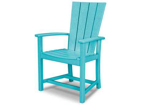 POLYWOOD® Quattro Recycled Plastic Adirondack Dining Chair