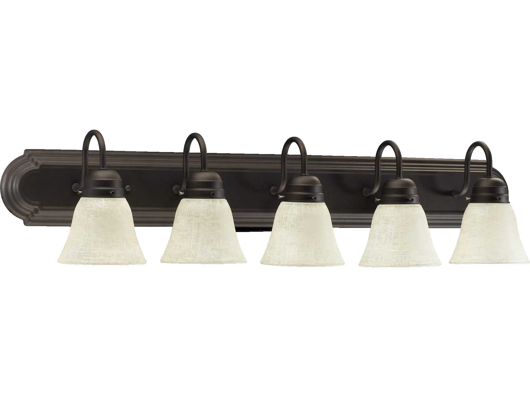 Quorum International Oiled Bronze Five-Lights Vanity Light 5094-5-686