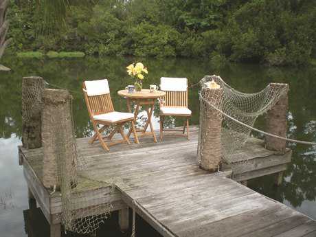 Royal Teak Collection Sailor Cushion Bistro Set