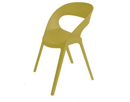 Resol Carla Recycled Plastic Green Olive Arm Chair