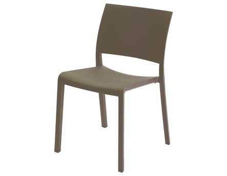 Resol Fiona Recycled Plastic Chocolate Side Chair