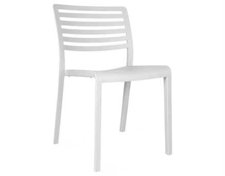 Resol Lama Recycled Plastic White Side Chair