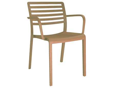 Resol Lama Recycled Plastic Sand Arm Chair