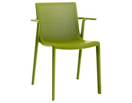 Resol Beekat Recycled Plastic Green Olive Arm Chair