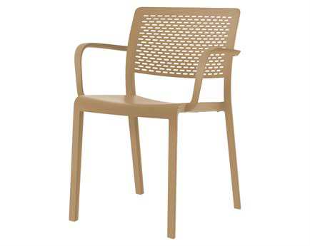 Resol Trama Recycled Plastic Sand Arm Chair