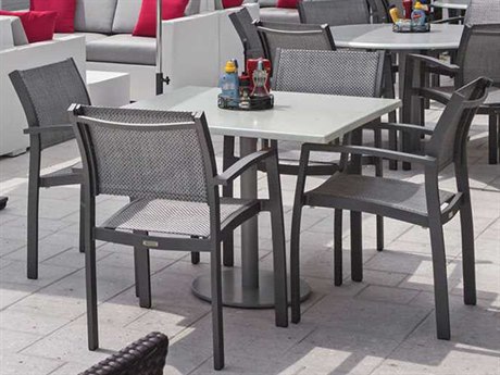 Source Outdoor Furniture Fusion Aluminum Dining Set