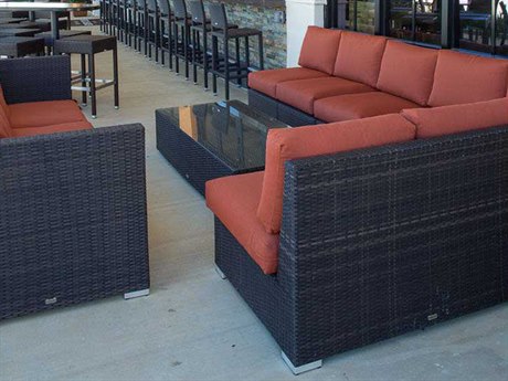 Source Outdoor Furniture Lucaya Wicker Lounge Set