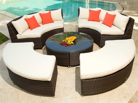 Source Outdoor Furniture Circa Wicker Lounge Set