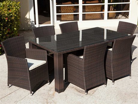 Source Outdoor Furniture St. Tropez Wicker Dining Set