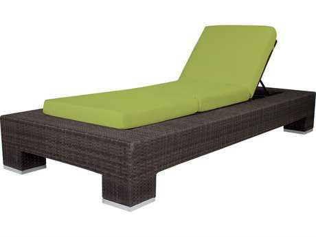 Source Outdoor Furniture King Wicker Armless Chaise