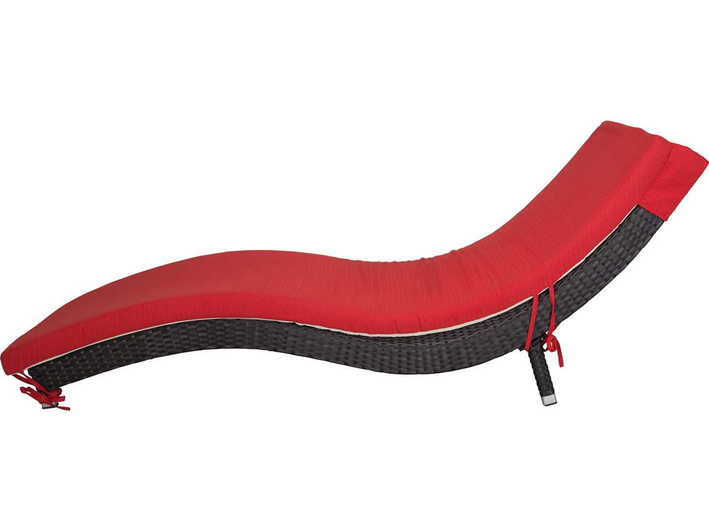 Source Outdoor Furniture Wave Wicker Armless Chaise SO2005134