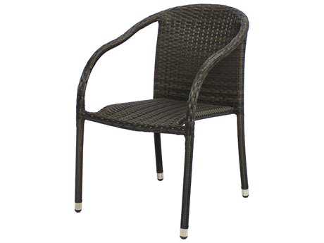 Source Outdoor Furniture Circa Wicker Stackable Dining Chair