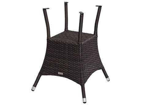 Source Outdoor Furniture Circa Wicker 4 Dining Table Base - Fits Tops 32 Dia