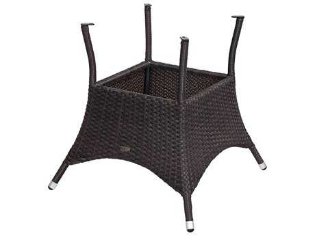 Source Outdoor Furniture Circa Wicker 4 Grande Dining Table Base - Fits Tops 54 Dia
