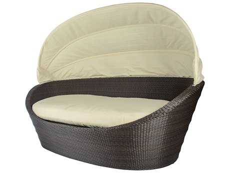 Source Outdoor Furniture Hampton Wicker Large Oval Daybed