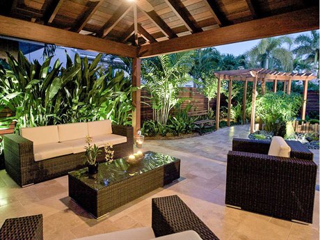 Source Outdoor Furniture King Wicker Lounge Set