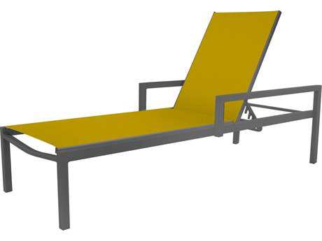 Source Outdoor Furniture Fusion Aluminum Chaise with Arms