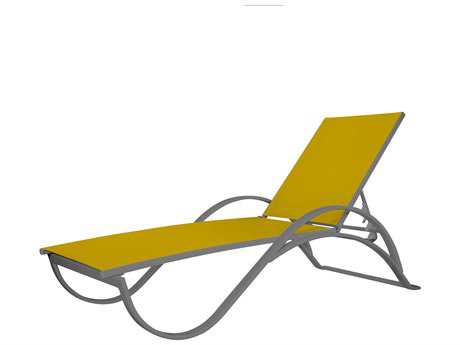 Source Outdoor Furniture Atlantic Aluminum Chaise with Arms