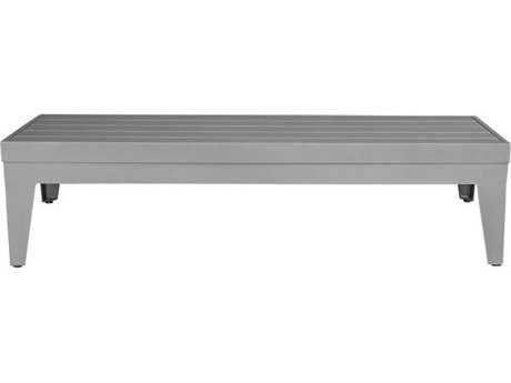 Source Outdoor Furniture South Beach Aluminum 47 x 25 Rectangular Coffee Table
