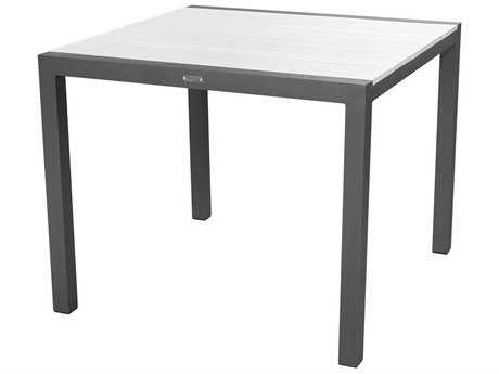 Source Outdoor Furniture Modera Aluminum 37 Square Dining Table - Seats 4