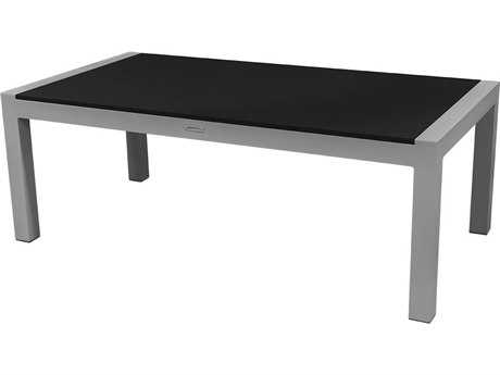 Source Outdoor Furniture Modera Aluminum 48 x 25 Rectangular Coffee Table