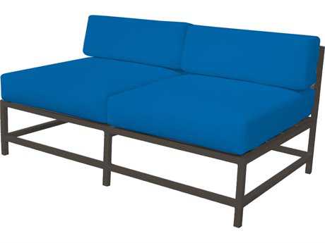 Source Outdoor Furniture Delano Aluminum Armless Loveseat