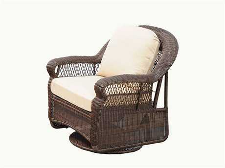 South Sea Rattan Montego Bay Wicker Cushion Swivel Glider