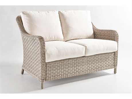 South Sea Rattan Patio Done Quick Mayfair Wicker Loveseat