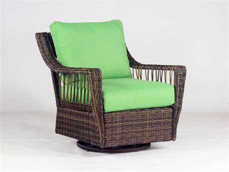 South Sea Rattan Patio Done Quick Saint John Wicker Swivel Glider