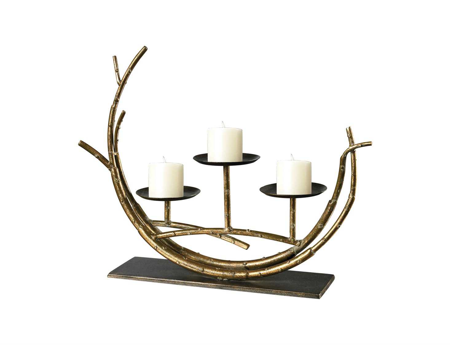 Sterling Curved Branches Candle Holder 11476