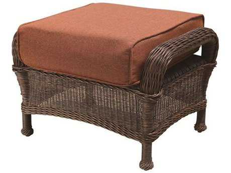 Suncoast Monaco Wicker Cushion Ottoman