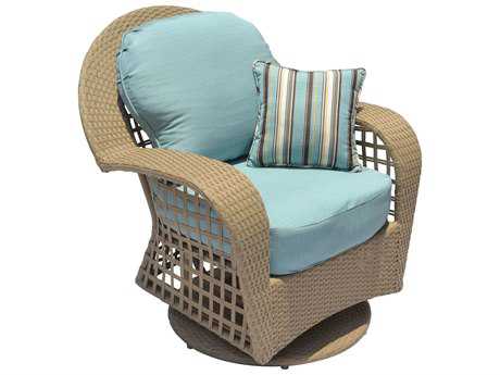 Suncoast Sedona Wicker Swivel Glider Lounge Chair